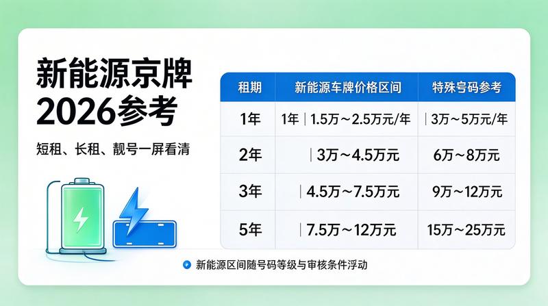 京牌租赁流程解析